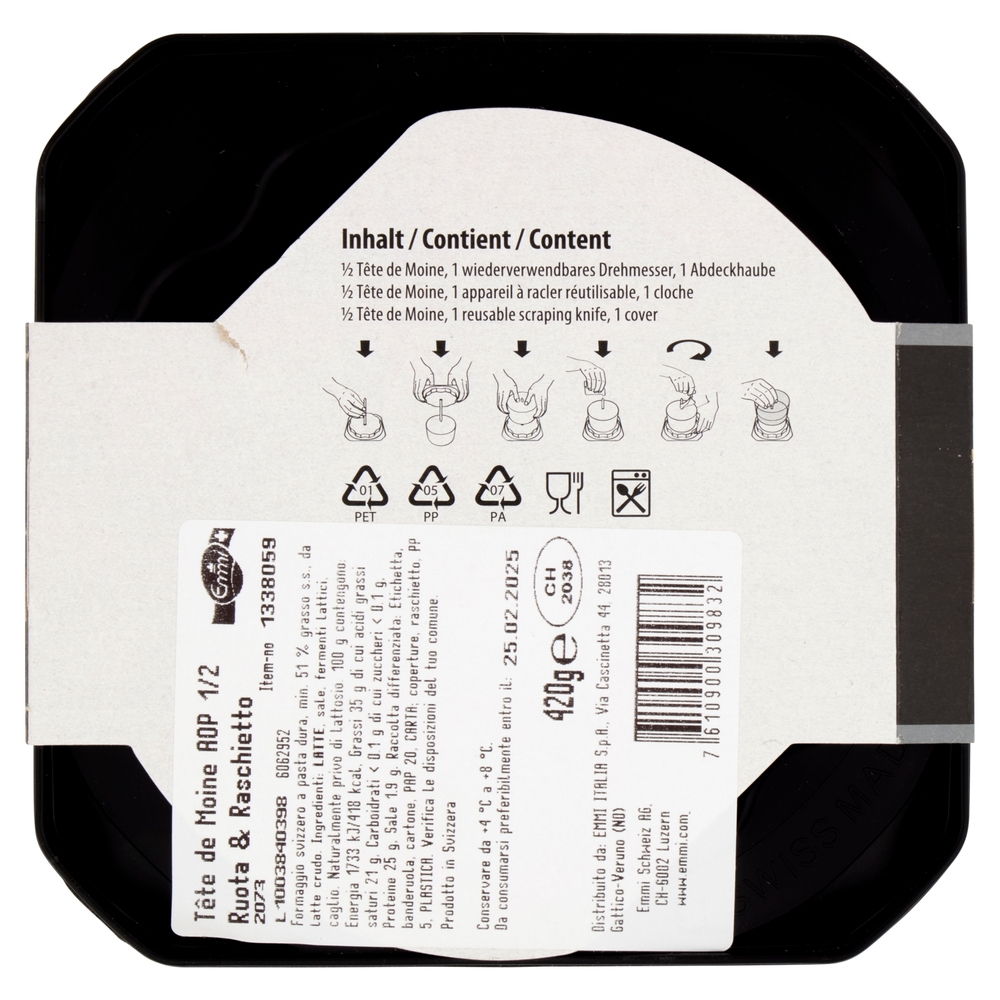 Tête de Moine AOP 420 g